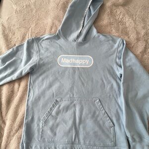 Madhappy Sky Blue Hoodie with Stitch Detail